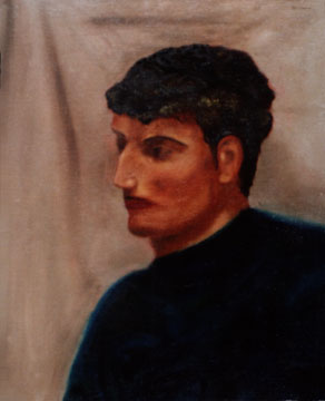Portrait of a man in profile